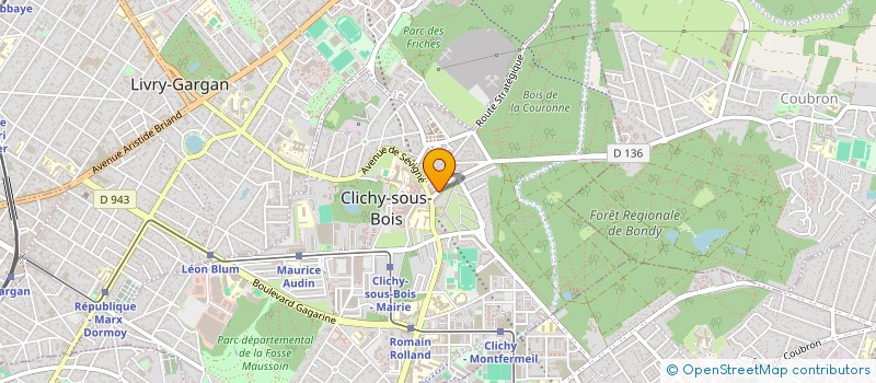 localisation de l'entreprise MONSIEUR AMOKRANE ABRICHE à CLICHY-SOUS-BOIS