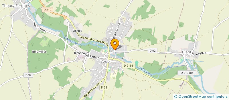 localisation de l'entreprise MONSIEUR AMOKRANE ALI CHIKH  VOULX