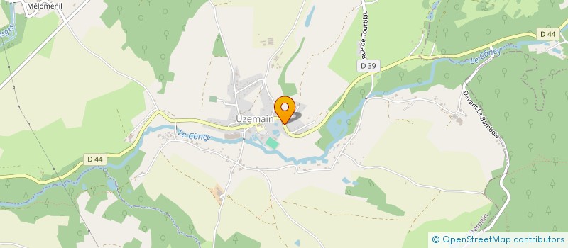 localisation de l'entreprise MONSIEUR AMON BEY  UZEMAIN