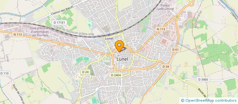 localisation de l'entreprise MONSIEUR AMOR AHMED à LUNEL