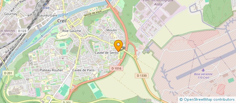 localisation de l'entreprise MONSIEUR AMOR AMIMRAT  CREIL