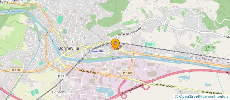 localisation de l'entreprise MONSIEUR AMOR ASKRI  BONNEVILLE