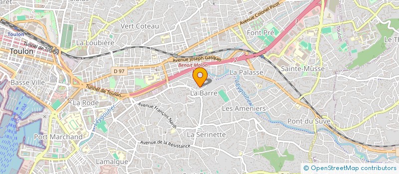 localisation de l'entreprise MONSIEUR AMOR BEN AMOR à TOULON