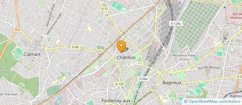 localisation de l'entreprise MONSIEUR AMOR BEN DAAMAR à CHATILLON