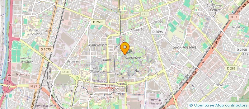 localisation de l'entreprise MONSIEUR AMOR BEN DOUMA  GRENOBLE