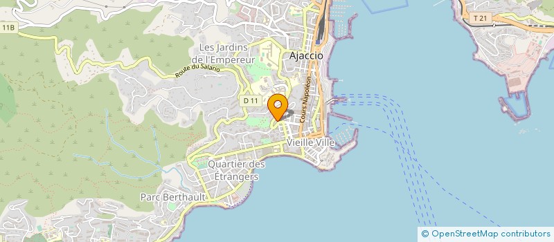 localisation de l'entreprise MONSIEUR AMOR BEN HEDI OUESLATI  AJACCIO