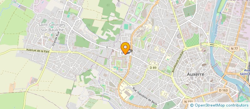 localisation de l'entreprise MONSIEUR AMOR BERKAOUI à AUXERRE