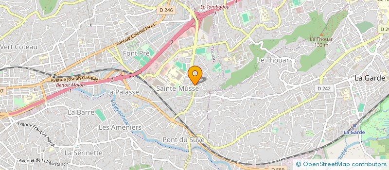 localisation de l'entreprise MONSIEUR AMOR EL MEDJERI à TOULON