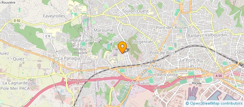 localisation de l'entreprise MONSIEUR AMOR FERRAZ  TOULON