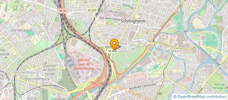 localisation de l'entreprise MONSIEUR AMOR GHLISSI  SCHILTIGHEIM