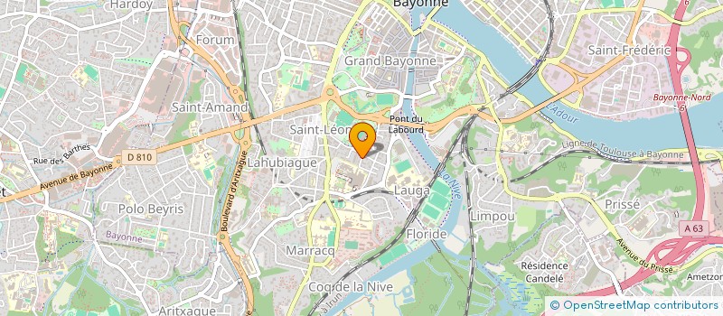 localisation de l'entreprise MONSIEUR AMOR JLASSI  BAYONNE