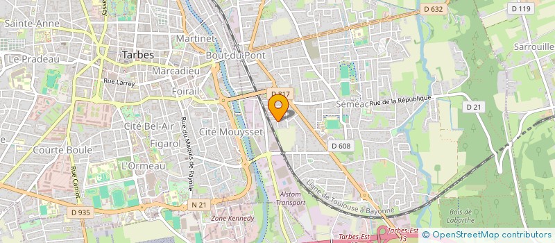 localisation de l'entreprise MONSIEUR AMOR KHLAIEF  SEMEAC