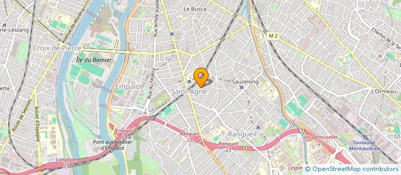 localisation de l'entreprise MONSIEUR AMOR MACHEKRI  TOULOUSE