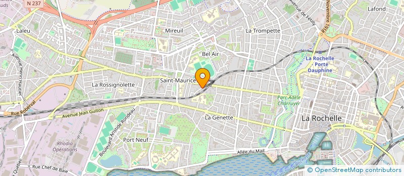 localisation de l'entreprise MONSIEUR AMOR MIZOURI  LA ROCHELLE