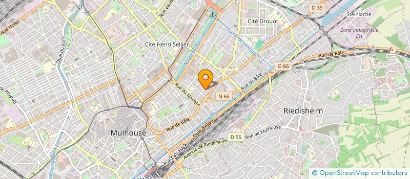 localisation de l'entreprise MONSIEUR AMOR MOSBAH  MULHOUSE