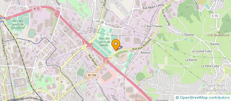 localisation de l'entreprise MONSIEUR AMOR SOLTANE  SAINT-ETIENNE