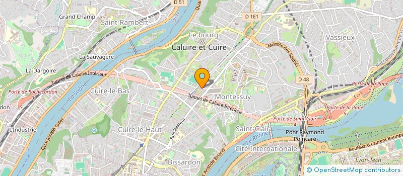 localisation de l'entreprise MONSIEUR AMOR TAAM  CALUIRE-ET-CUIRE