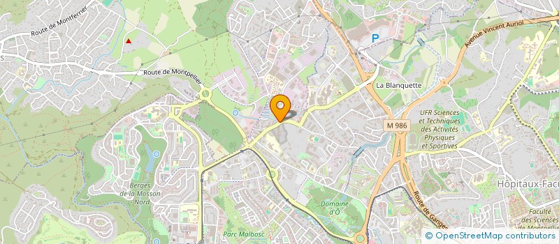 localisation de l'entreprise MONSIEUR AMORY CHARLES à MONTPELLIER