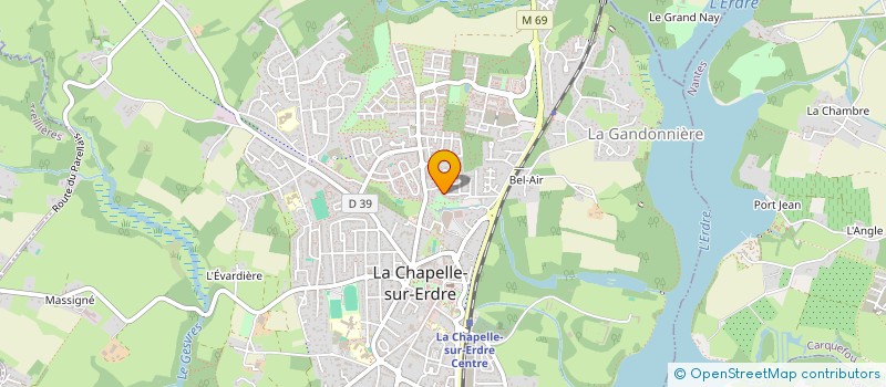 localisation de l'entreprise MONSIEUR AMORY DAPREMEE  LA CHAPELLE-SUR-ERDRE