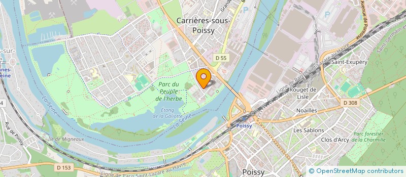 localisation de l'entreprise MONSIEUR AMORY MARKOUR  CARRIERES-SOUS-POISSY