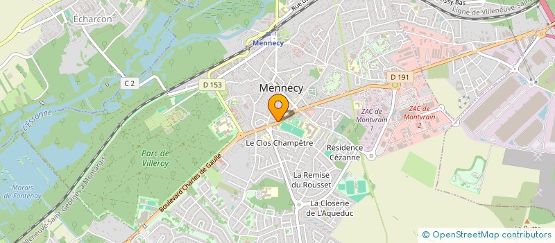 localisation de l'entreprise MONSIEUR AMORY SESPLUGUES à MENNECY