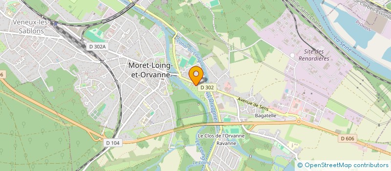 localisation de l'entreprise MONSIEUR AMOS RICHEMOND  MORET-LOING-ET-ORVANNE