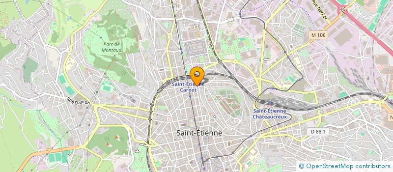 localisation de l'entreprise MONSIEUR AMOSS ZEKU  SAINT-ETIENNE