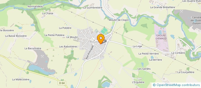 localisation de l'entreprise MONSIEUR AMOU AKA à SEVREMOINE