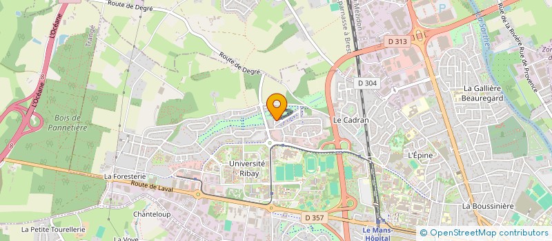 localisation de l'entreprise MONSIEUR AMOUND CHAMSOUDINE  LE MANS