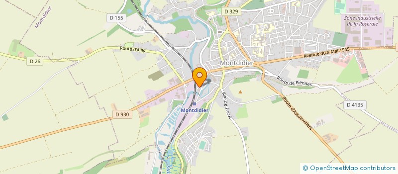 localisation de l'entreprise MONSIEUR AMOUR MVE  NKILI  MONTDIDIER