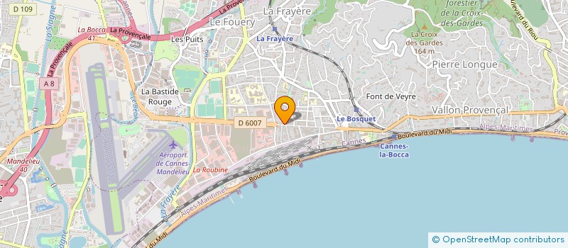 localisation de l'entreprise MONSIEUR AMOUR-UGO LOIRE  CANNES