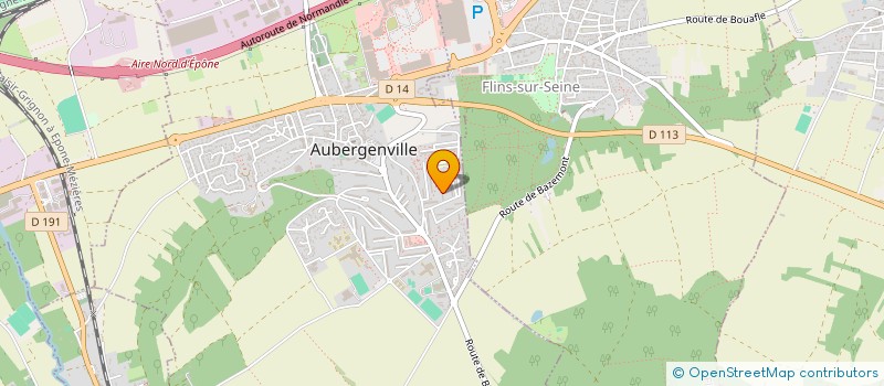 localisation de l'entreprise MONSIEUR AMOUROULAYE TOURE  AUBERGENVILLE