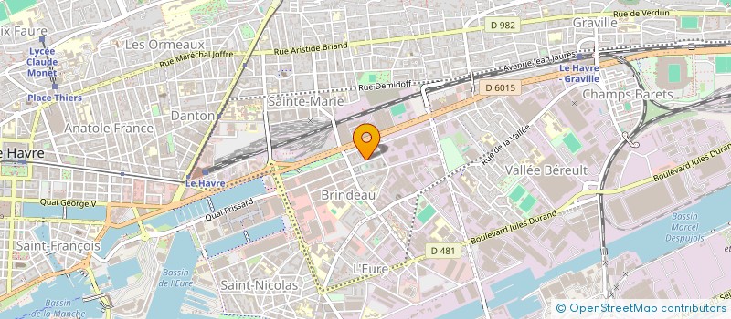 localisation de l'entreprise MONSIEUR AMOUZATA KONATE  LE HAVRE