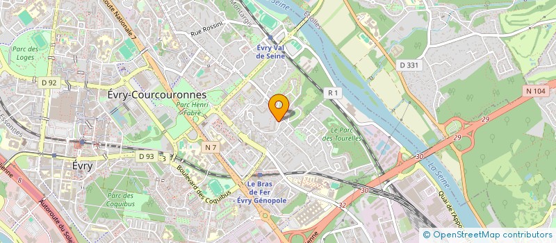 localisation de l'entreprise MONSIEUR AMPIA SANVI à EVRY-COURCOURONNES
