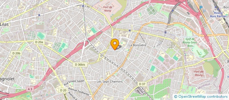 localisation de l'entreprise MONSIEUR AMR EL METWALY ALI à MONTREUIL