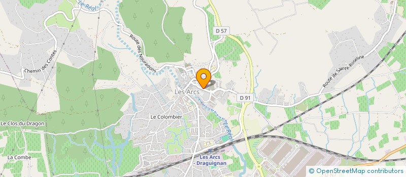 localisation de l'entreprise MONSIEUR AMR MOUSLIH  LES ARCS