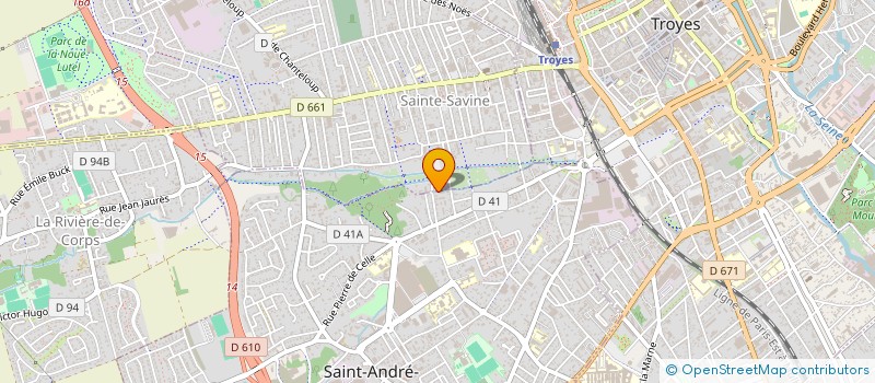 localisation de l'entreprise MONSIEUR AMRA CISSE à SAINT-ANDRE-LES-VERGERS