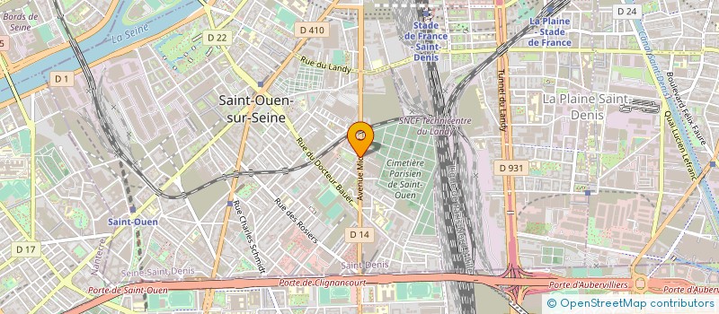 localisation de l'entreprise MONSIEUR AMRAM BENSIMHON à SAINT-OUEN-SUR-SEINE