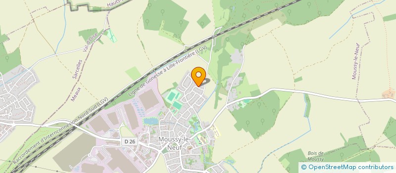 localisation de l'entreprise MONSIEUR AMRANE ABBACHE  VILLENEUVE-SOUS-DAMMARTIN