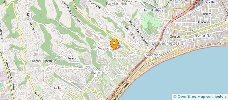 localisation de l'entreprise MONSIEUR AMRANE-AMAZIGH AMARA à NICE