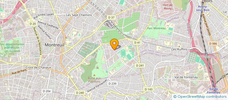 localisation de l'entreprise MONSIEUR AMRANE CHEHEB à MONTREUIL