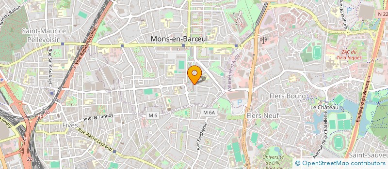 localisation de l'entreprise MONSIEUR AMRANE OUAHIOUNE  MONS-EN-BARUL