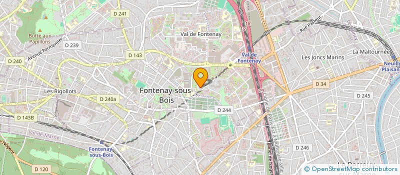 localisation de l'entreprise MONSIEUR AMRANUL HAQUE à FONTENAY-SOUS-BOIS