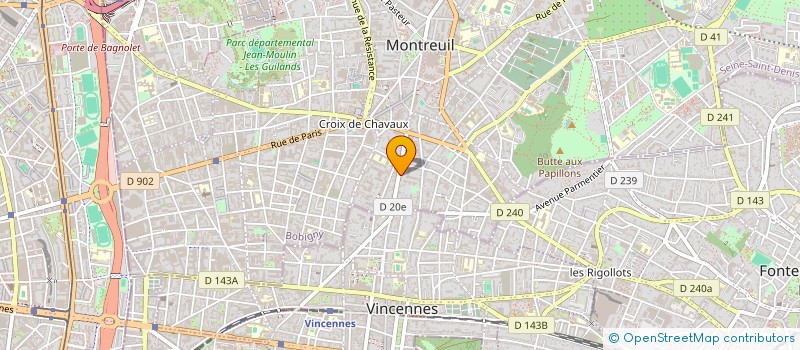 localisation de l'entreprise MONSIEUR AMREDINE FERHAT à MONTREUIL