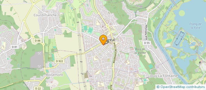 localisation de l'entreprise MONSIEUR AMREU IBRAHIM  VAUREAL