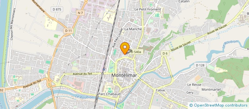 localisation de l'entreprise MONSIEUR AMRIK SINGH  MONTELIMAR