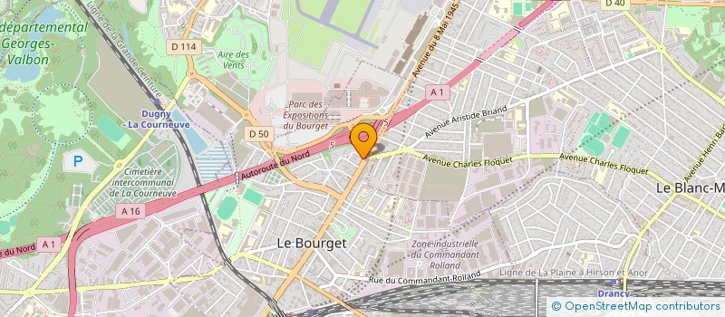 localisation de l'entreprise MONSIEUR AMRITPAL SINGH  LE BOURGET