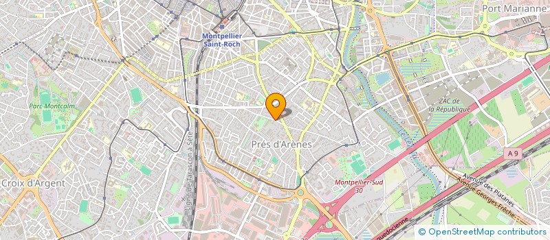 localisation de l'entreprise MONSIEUR AMRULLAH KAROKHIL  MONTPELLIER