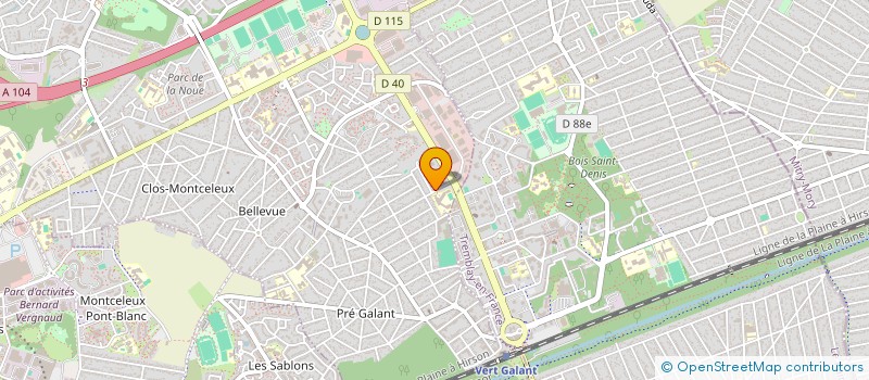 localisation de l'entreprise MONSIEUR AMSATA THIAM  VILLEPINTE