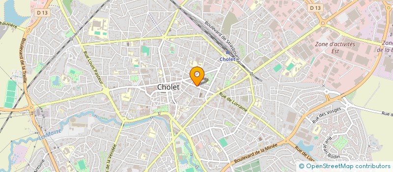 localisation de l'entreprise MONSIEUR AMTIAZULHAQ AZIZI  CHOLET